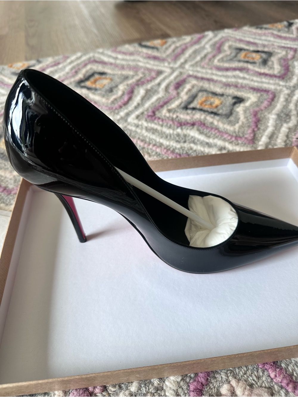 BRAND NEW Christian Louboutin Miss Z 100 HEELS - Shoe box and bag included